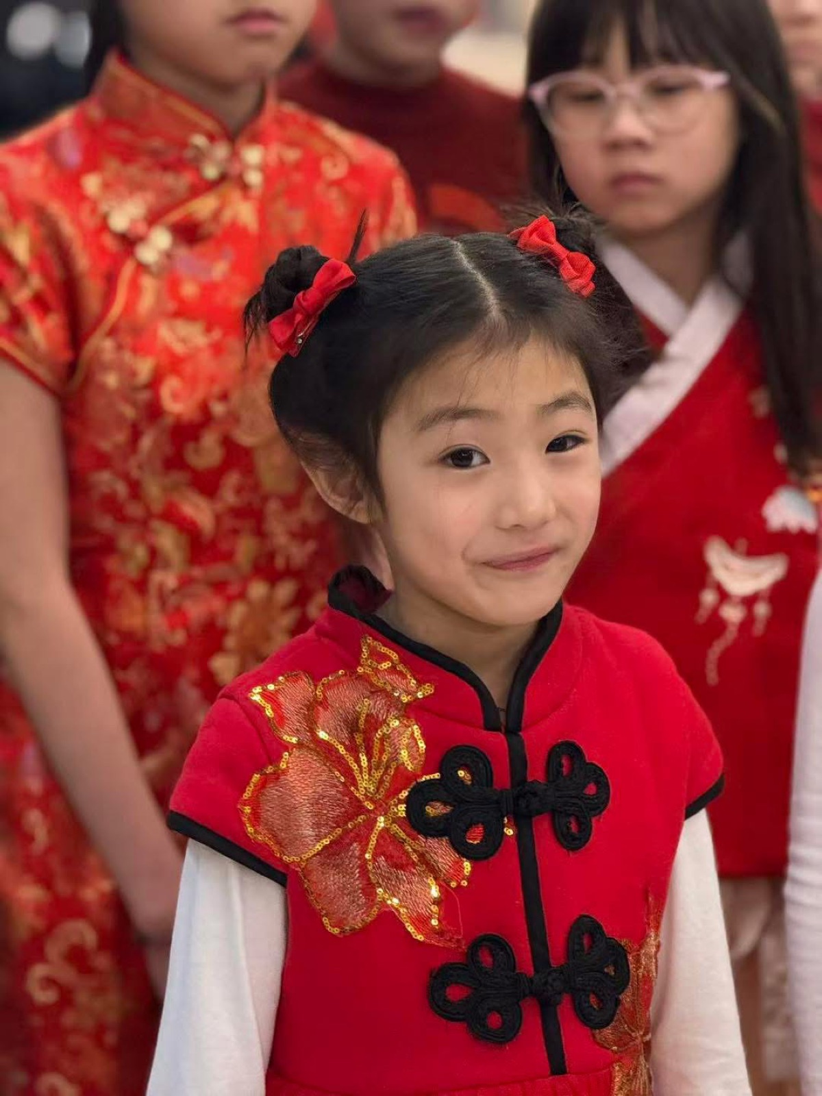 A child performing at Dundee's 2026 Chinese New Year Gala