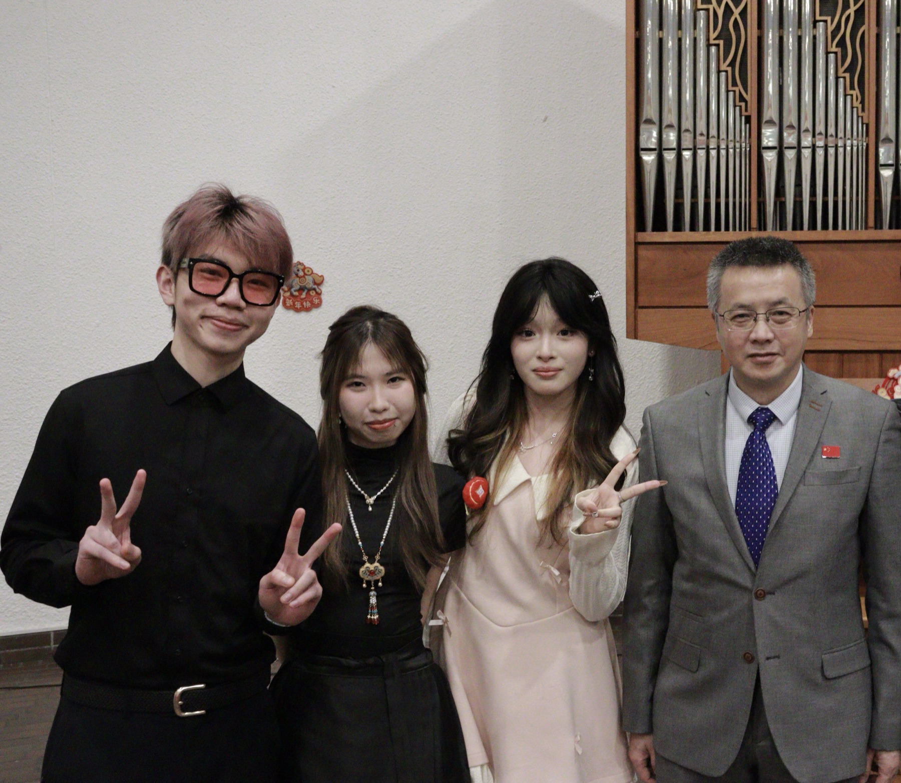 Vince and colleagues with the Chinese Consul General in Edinburgh