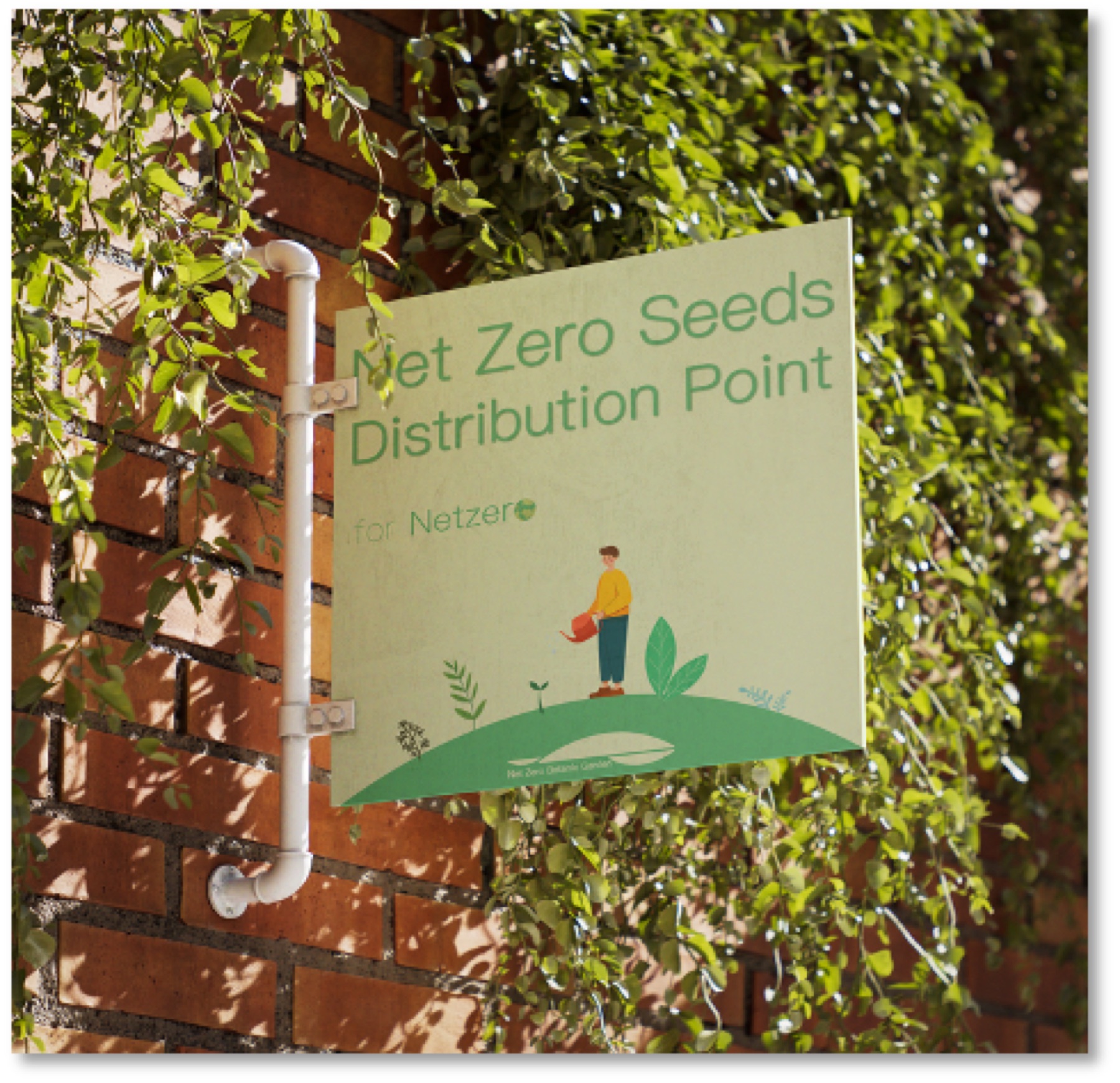 Net Zero seed distribution sign