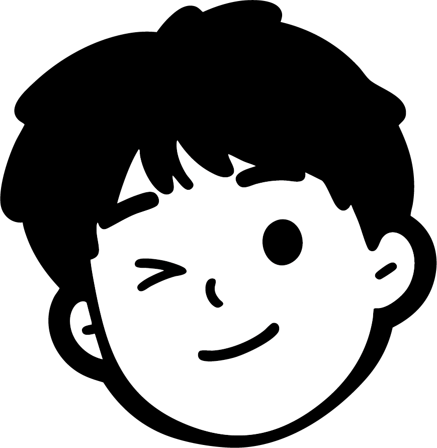 Vince's illustrated portrait mark